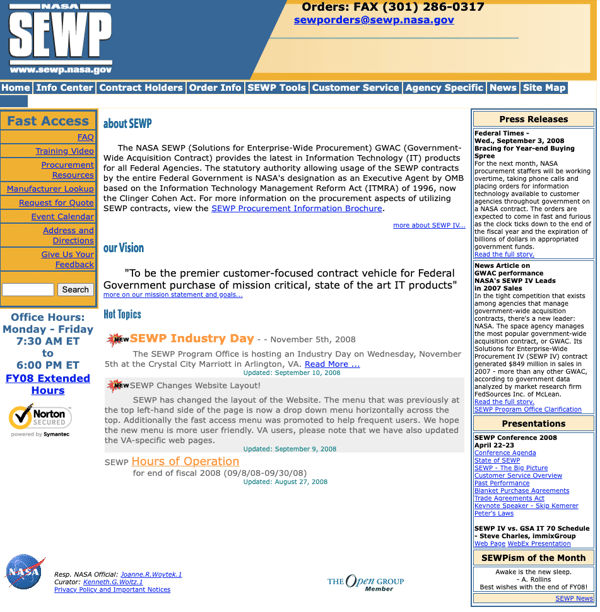 sewp-iv-website